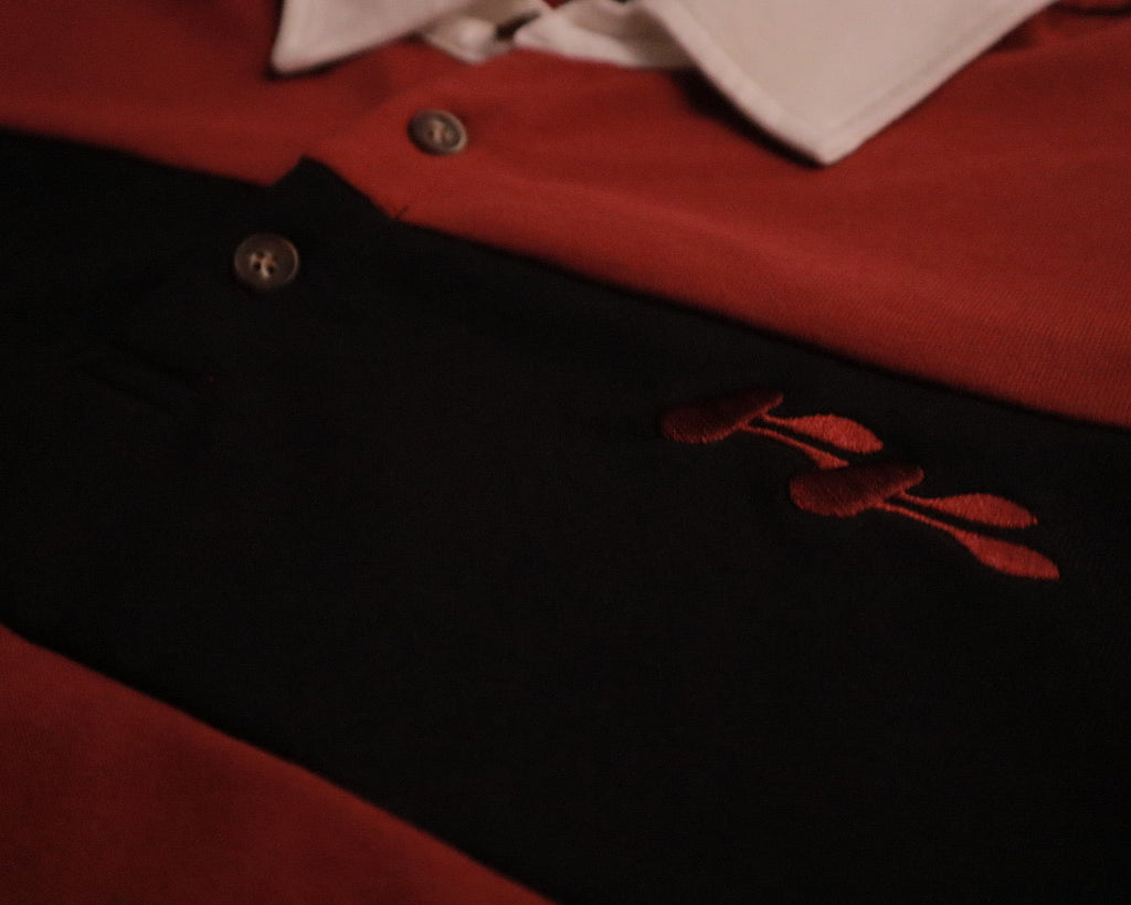 Burgundy Polo Longsleeve