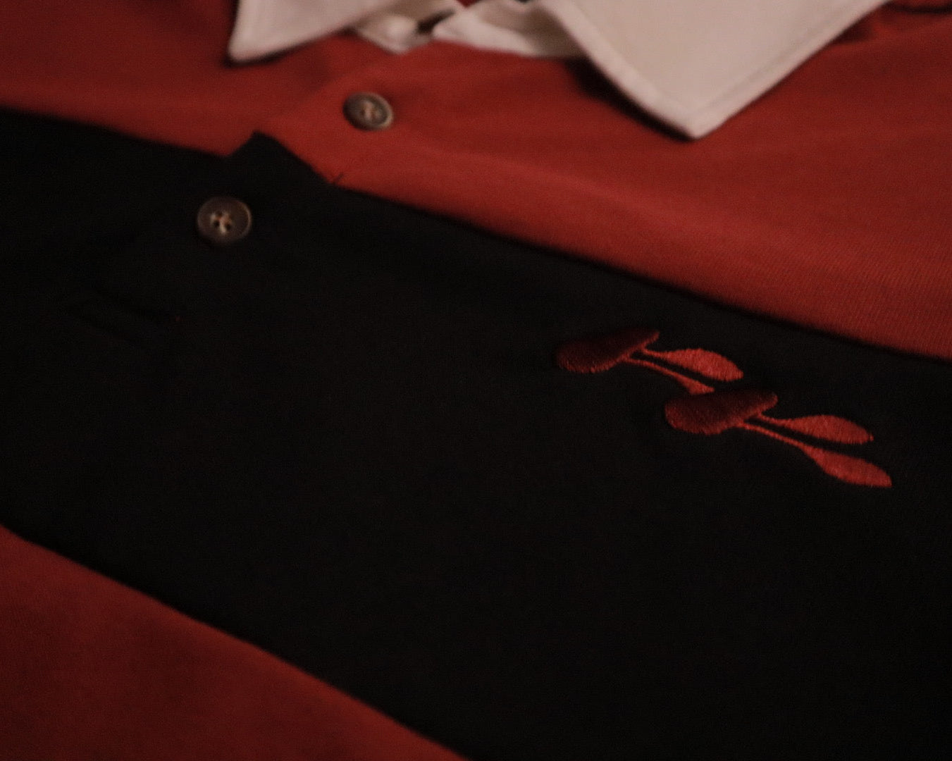 Burgundy Polo Longsleeve